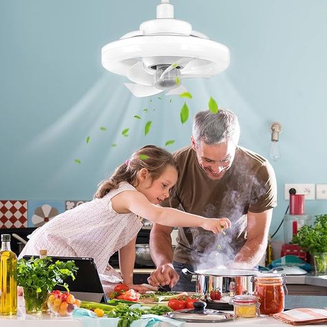 360° Smart Ceiling Fan Light with Remote