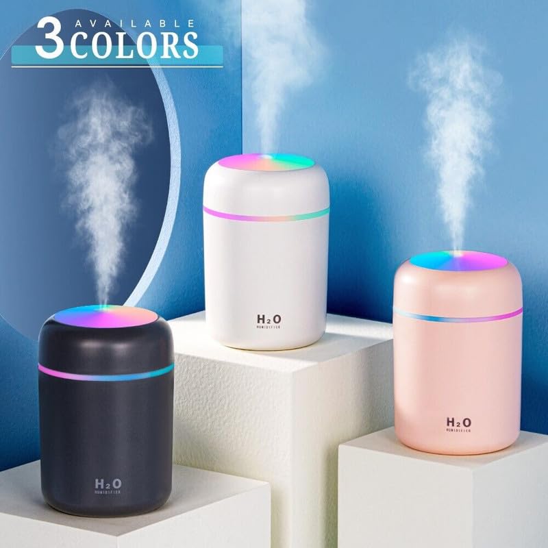 Humidifiers With Colorful Light For Room Bedroom Office Car