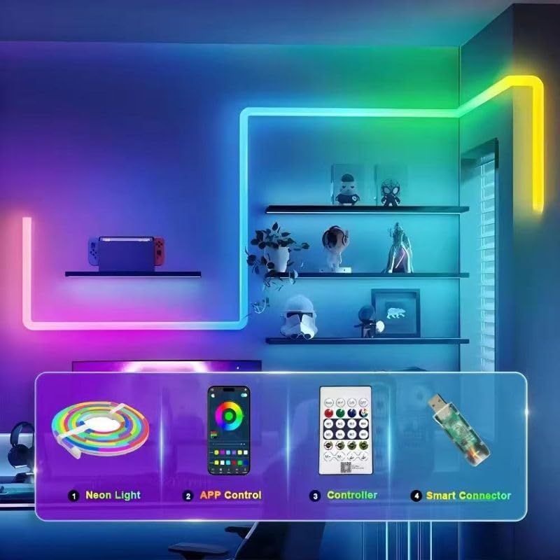 Smart RGB Neon LED Strip Lights