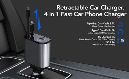 4-IN-1 SUPER FAST CAR CHARGER