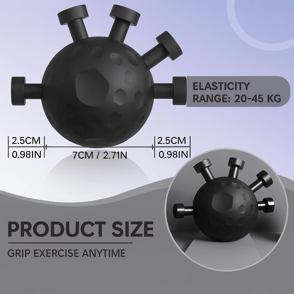 Hand Grip Strength Trainer Exercise Ball