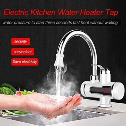 Smart Instant Electric Water Heater Faucet Compact Tankless Hot Water System | Precise Temperature Control | Modern Design for Kitchen & Bathroom