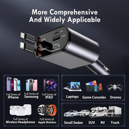 4-IN-1 SUPER FAST CAR CHARGER