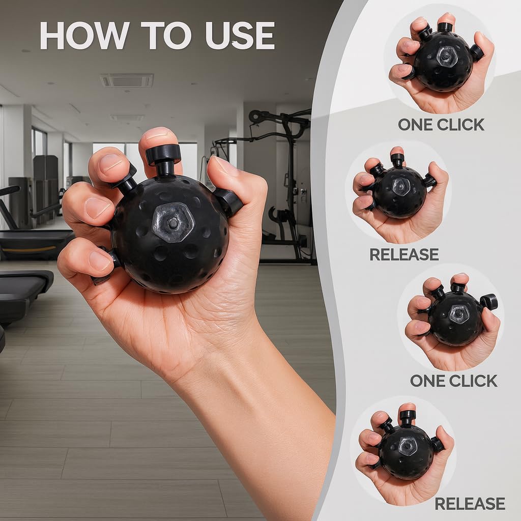 Hand Grip Strength Trainer Exercise Ball