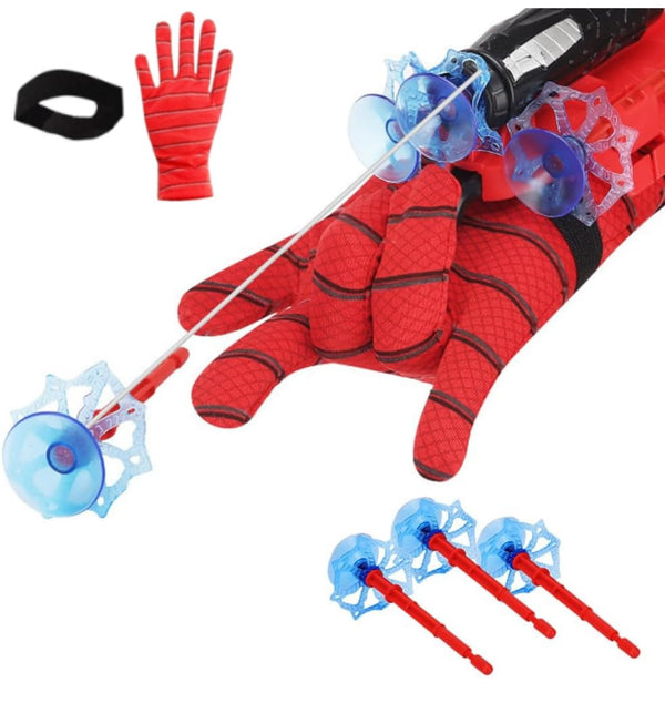 Spider Web Launcher Wrist Toy for Kids – Hero Shooter Set | Safe Sticky Wall Soft Bomb | Perfect for Cosplay & Fun Play