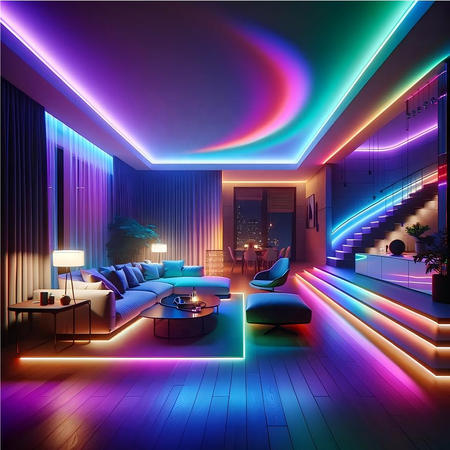 Smart RGB Neon LED Strip Lights