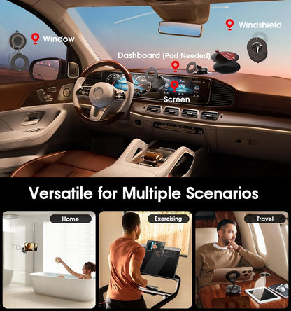 360° Magnetic Car Dashboard Phone Holder | Ultra Strong Vacuum Suction