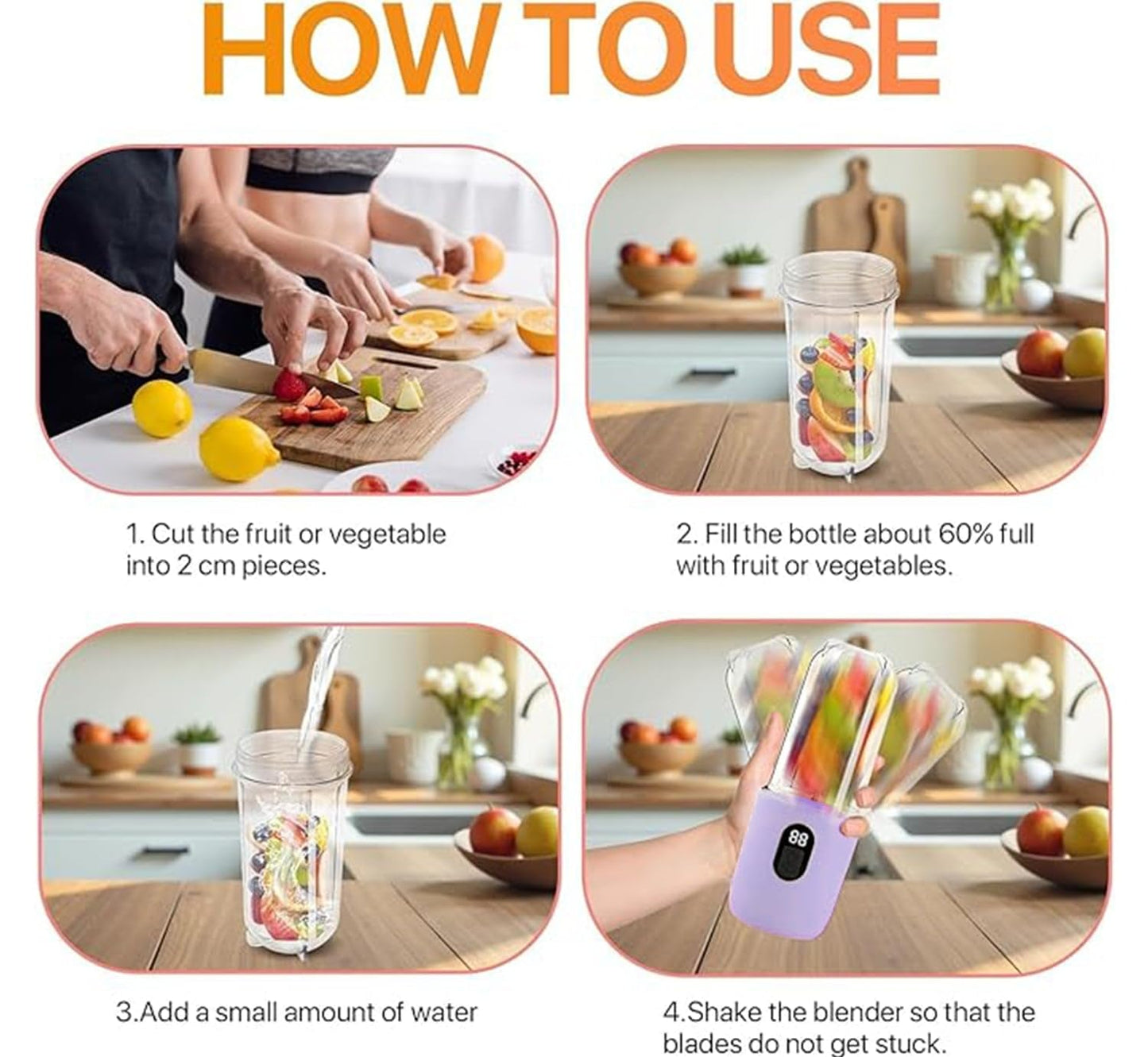 Portable Electric Usb Juice Maker