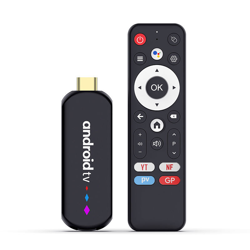 Android TV Stick 4K UHD Dual Band WiFi Bluetooth Quad Core